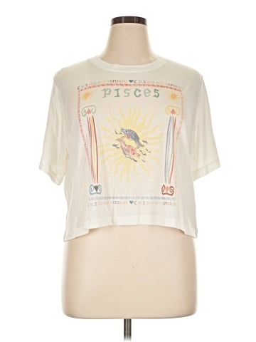 Rixo London Short Sleeve T-Shirt (view 1)