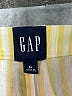Gap 100% Cotton Stripes Yellow Shorts Size XL - photo 3