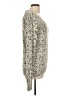 i Jeans by Buffalo 100% Polyester Tweed Ivory Pullover Sweater Size L - photo 4