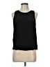 Milly 100% Silk Black Sleeveless Top Size 6 - photo 1