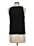 Milly 100% Silk Black Sleeveless Top Size 6 - photo 2
