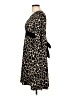 En Focus Studio Animal Print Black Cocktail Dress Size 10 - photo 5