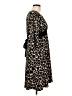En Focus Studio Animal Print Black Cocktail Dress Size 10 - photo 4