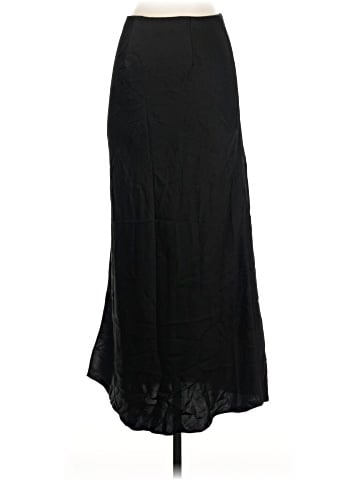 Madewell Satin Maxi Slip Skirt (view 2)