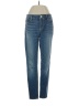 White House Black Market Stripes Blue Jeans Size 4 - photo 1