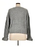 Vigoss 100% Polyester Metallic Gray Pullover Sweater Size XL - photo 2