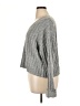 Vigoss 100% Polyester Metallic Gray Pullover Sweater Size XL - photo 5