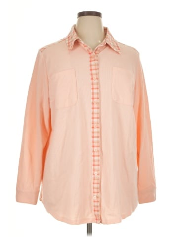D&Co. 3/4 Sleeve Button-Down Shirt (view 1)