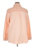 D&Co. Color Block Orange 3/4 Sleeve Button-Down Shirt Size 1X - photo 2