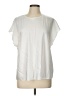 Express White Short Sleeve Blouse Size L - photo 1