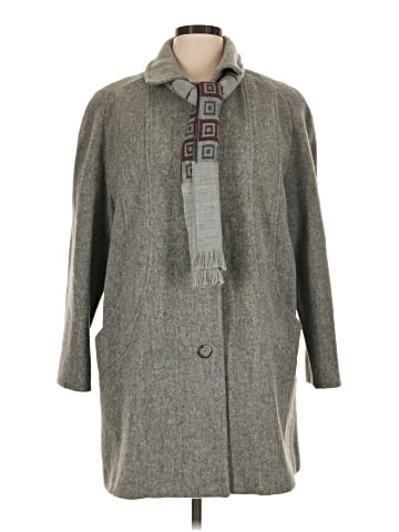Herman Kay Wool Coat (view 1)