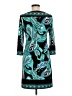 Roulette Graphic Teal Cocktail Dress Size S - photo 2