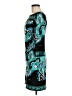 Roulette Graphic Teal Cocktail Dress Size S - photo 5