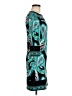 Roulette Graphic Teal Cocktail Dress Size S - photo 4