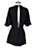 TOBI 100% Rayon Solid Black Romper Size M - photo 2
