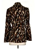 Heart Soul 100% Polyester Animal Print Brown Blazer Size S - photo 2