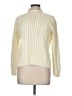Lands' End 100% Baumwolle Ivory Turtleneck Sweater Size M (petite) - photo 1