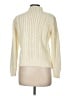 Lands' End 100% Baumwolle Ivory Turtleneck Sweater Size M (petite) - photo 2