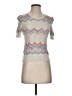 Moth Chevron-herringbone Ivory Sweater Vest Size XS - photo 1