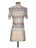 Moth Chevron-herringbone Ivory Sweater Vest Size XS - photo 2