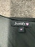 Justify Solid Black Casual Dress Size M - photo 7