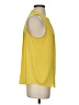 41Hawthorn 100% Polyester Solid Yellow Sleeveless Blouse Size S - photo 4