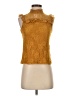 Self Esteem 100% Nylon Gold Sleeveless Blouse Size S - photo 1