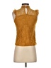 Self Esteem 100% Nylon Gold Sleeveless Blouse Size S - photo 2