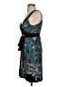 Forever 21 Paisley Teal Cocktail Dress Size S - photo 5