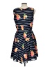Maison Jules Tropical Blue Casual Dress Size L - photo 2