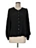 1.State 100% Polyester Black 3/4 Sleeve Blouse Size M - photo 1