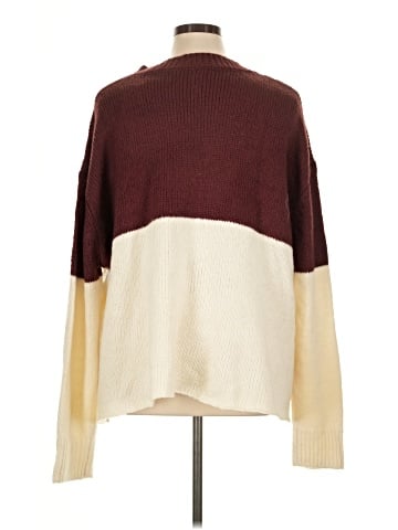 Peace Love World Pullover Sweater (view 2)