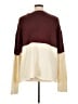 Peace Love World Color Block Burgundy Pullover Sweater Size XL - photo 2