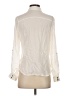 Mine 100% Rayon Ivory White Long Sleeve Button-Down Shirt Size S - photo 2