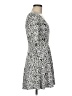 Candie's Print Gray Casual Dress Size M - photo 4