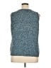 Modern Soul Teal Blue Sleeveless Top Size 1X - photo 2