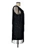 Unbranded 100% Polyester Stars Black Cocktail Dress Size L - photo 4