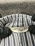 Angie 100% Rayon Stripes Gray Casual Pants Size XL - photo 7