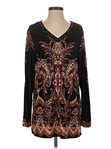 Susan Graver Long Sleeve Blouse (view 1)