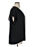 Pleione 100% Polyester Black Short Sleeve Blouse Size XL - photo 4