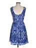 Dina Be 100% Polyester Paisley Blue Cocktail Dress Size M - photo 2