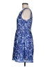 Dina Be 100% Polyester Paisley Blue Cocktail Dress Size M - photo 5