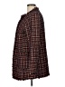 CATHERINE Catherine Malandrino Tweed Burgundy Coat Size L - photo 5