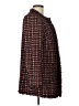 CATHERINE Catherine Malandrino Tweed Burgundy Coat Size L - photo 4