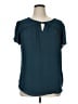 Fortune + Ivy 100% Polyester Teal Short Sleeve Blouse Size XL - photo 1