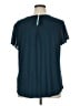 Fortune + Ivy 100% Polyester Teal Short Sleeve Blouse Size XL - photo 2