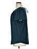 Fortune + Ivy 100% Polyester Teal Short Sleeve Blouse Size XL - photo 5