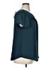Fortune + Ivy 100% Polyester Teal Short Sleeve Blouse Size XL - photo 4