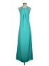 Clove 100% Polyester Solid Teal Cocktail Dress Size 0 - photo 1