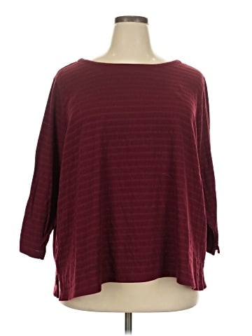 Liz Claiborne 3/4 Sleeve T-Shirt (view 1)